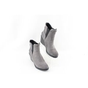 Sorel‎ Womens Grey & Black After Hours Chelsea Wedge Boot NL2566-052 US 10 EU 41